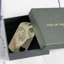 Porte-clés coeur gravé Porte-clés coeur gravé