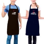 Pack de tabliers brodés BIO Mr et Mrs