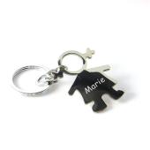 Porte-clés gravé pour fille