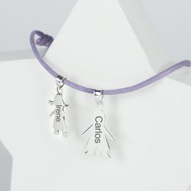 Bracelet argent chérubin personnalisé Bracelet argent chérubin personnalisé