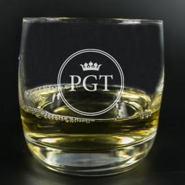 Verre à whisky personnalisé gravé d'initiales