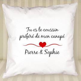 Mon coussin préféré personnalisé