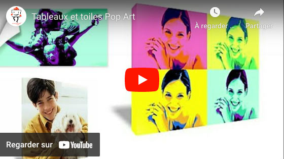Vidéo Photo sur toile spéciale mariage