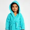 Peignoir brod&eacute; pour enfant avec capuche: Peignoir brod&eacute; pour enfant avec capuche