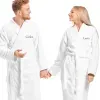 Peignoir de bain personnalis&eacute; pour les couples: Peignoir de bain personnalis&eacute; pour les couples