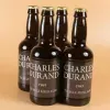 Boissons personnalis&eacute;es: Bi&egrave;res personnalis&eacute;es avec texte