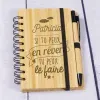 Cadeaux avec le nom: Bloc-notes grav&eacute; Si vous pouvez en r&ecirc;ver...