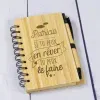 Cadeaux avec le nom: Bloc-notes grav&eacute; Si vous pouvez en r&ecirc;ver...