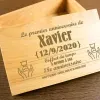Cadeaux avec le nom: Bo&icirc;te &agrave; souvenirs en bois grav&eacute;