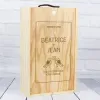 Cadeaux avec le nom: Bo&icirc;te de bouteille de vin pour les mariages