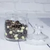 D&eacute;coration: Bonbonni&egrave;re en verre grav&eacute;e pour couple