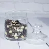 D&eacute;coration: Bonbonni&egrave;re en verre personnalis&eacute;e