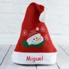 D&eacute;coration: Bonnet brod&eacute; P&egrave;re No&euml;l pour enfants