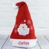 D&eacute;coration: Bonnet brod&eacute; P&egrave;re No&euml;l pour enfants