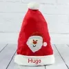 D&eacute;coration: Bonnet de P&egrave;re No&euml;l brod&eacute; pour b&eacute;b&eacute;