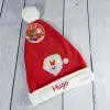 D&eacute;coration: Bonnet de P&egrave;re No&euml;l brod&eacute; pour b&eacute;b&eacute;