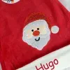 D&eacute;coration: Bonnet de P&egrave;re No&euml;l brod&eacute; pour b&eacute;b&eacute;