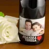 Boissons personnalis&eacute;es: Bouteille de vin Amour personnalis&eacute;e avec photo