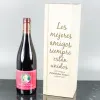 Boissons personnalis&eacute;es: Bouteille de vin personnalis&eacute;e avec votre photo