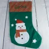 D&eacute;coration: Botte de No&euml;l brod&eacute;e