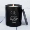 Bougies personnalis&eacute;es: Bougie grav&eacute;e coeur