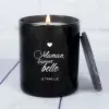 Bougies personnalis&eacute;es: Bougie grav&eacute;e pour maman