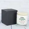Cadeaux avec le nom: Bougie personnalis&eacute;e au parfum du bonheur