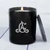 Bougies personnalis&eacute;es: Bougie personnalis&eacute;e avec monogramme grav&eacute;