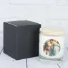 Cadeaux avec photos: Bougie personnalis&eacute;e avec photo