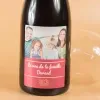 Boissons personnalis&eacute;es: Bouteille de vin personnalis&eacute;e