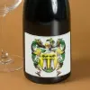 Boissons personnalis&eacute;es: Bouteille de vin personnalis&eacute;e avec blasons