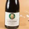 Boissons personnalis&eacute;es: &Eacute;l&eacute;gante bouteille de vin BIO personnalis&eacute;e avec photo
