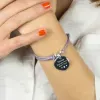 Bijoux personnalis&eacute;s: Bracelet en argent avec d&eacute;dicace grav&eacute;e