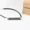 Bijoux personnalis&eacute;s: Bracelet en argent grav&eacute; &agrave; son nom