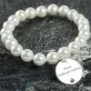 Bijoux personnalis&eacute;s: Bracelet en argent personnalis&eacute; avec m&eacute;daille