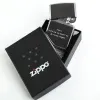 Cadeaux avec le nom: Briquet Zippo grav&eacute; avec texte