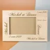 Cadeaux avec le nom: Cadre photo personnalis&eacute; pour couple