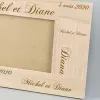Cadeaux avec le nom: Cadre photo personnalis&eacute; pour couple