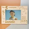 Cadeaux avec le nom: Cadre photo personnalis&eacute; pour un anniversaire d'enfant