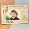 Cadeaux avec le nom: Cadre photo personnalis&eacute; pour un anniversaire d'enfant