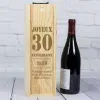 Cadeaux avec le nom: Caisse &agrave; vin anniversaire
