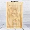 Dans un coffret personnalis&eacute; 2 bouteilles grand cr&ucirc;