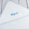 Cadeaux brod&eacute;s: Cape de bain personnalis&eacute;e