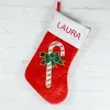 D&eacute;coration: Chaussette de No&euml;l brod&eacute;e 