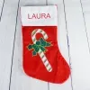 D&eacute;coration: Chaussette de No&euml;l brod&eacute;e 