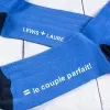 Cadeaux avec le nom: Chaussettes amusantes personnalis&eacute;es pour couple