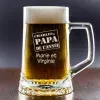 Art de la table personnalis&eacute;: Chope de bi&egrave;re pour le Papa de l'ann&eacute;e