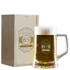 Art de la table personnalis&eacute;: Chope de bi&egrave;re vintage personnalis&eacute;e