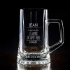 Art de la table personnalis&eacute;: Chope de bi&egrave;re amusante et son coffret f&ecirc;te des p&egrave;res