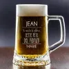 Art de la table personnalis&eacute;: Chope de bi&egrave;re originale pour la f&ecirc;te des p&egrave;res